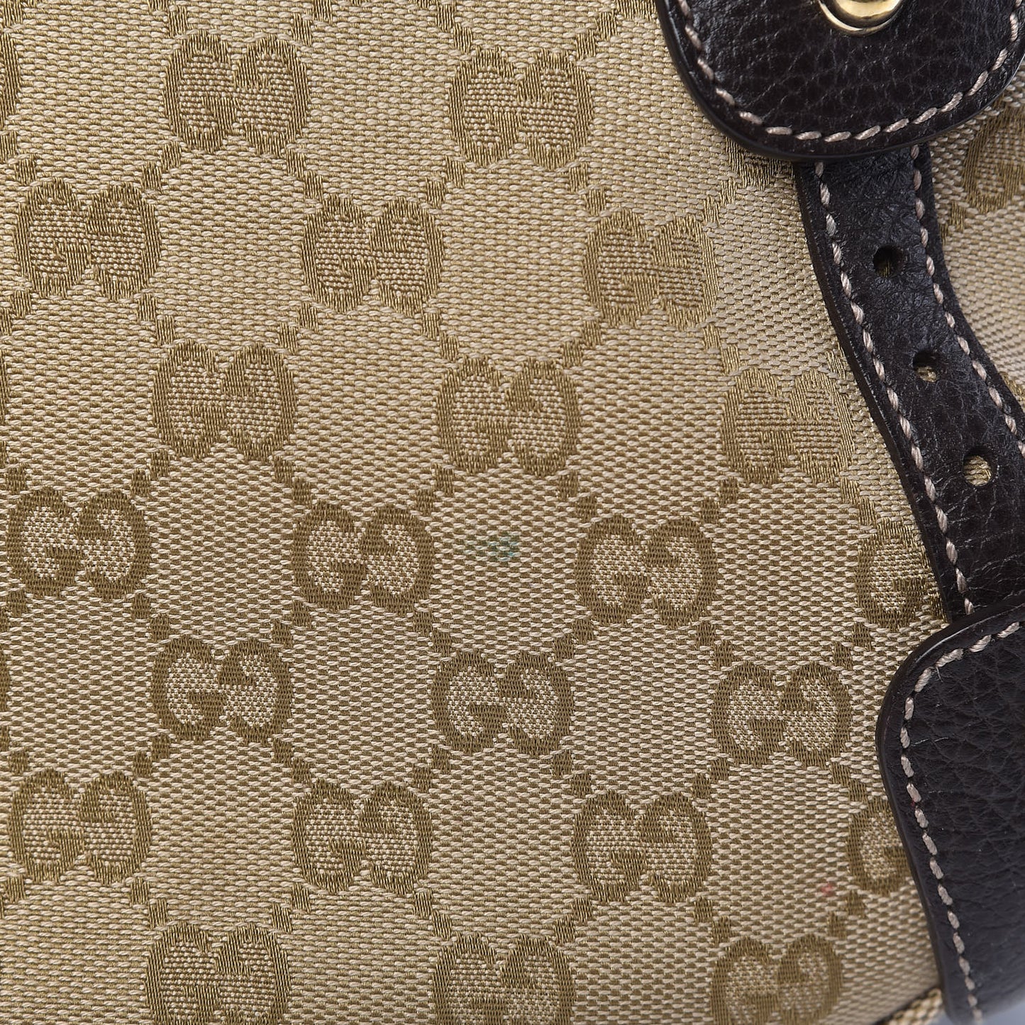 Monogram Small Pelham Shoulder Bag Dark Brown