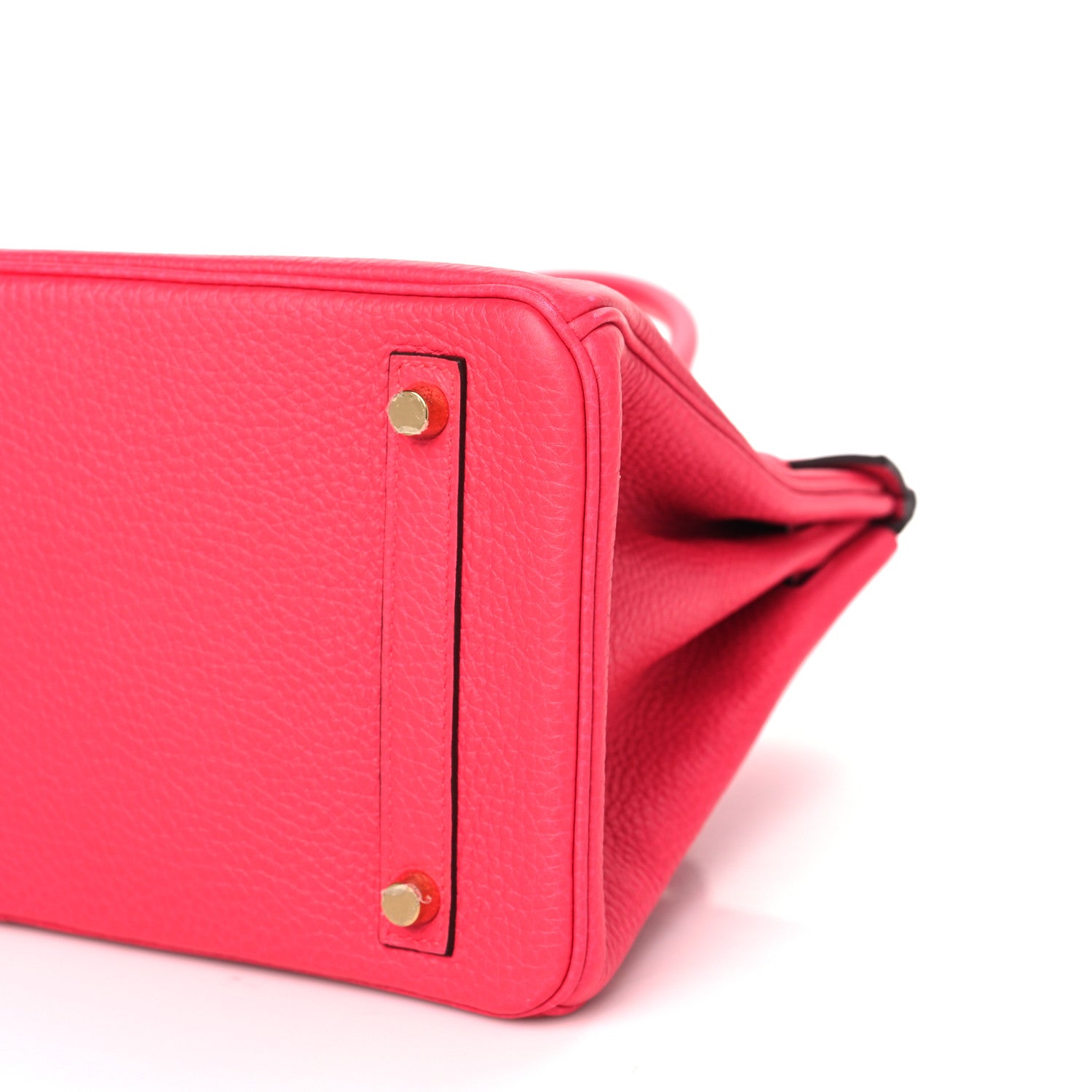 Hermes Taurillon Clemence Birkin 30 Rose Extreme 10 of 12