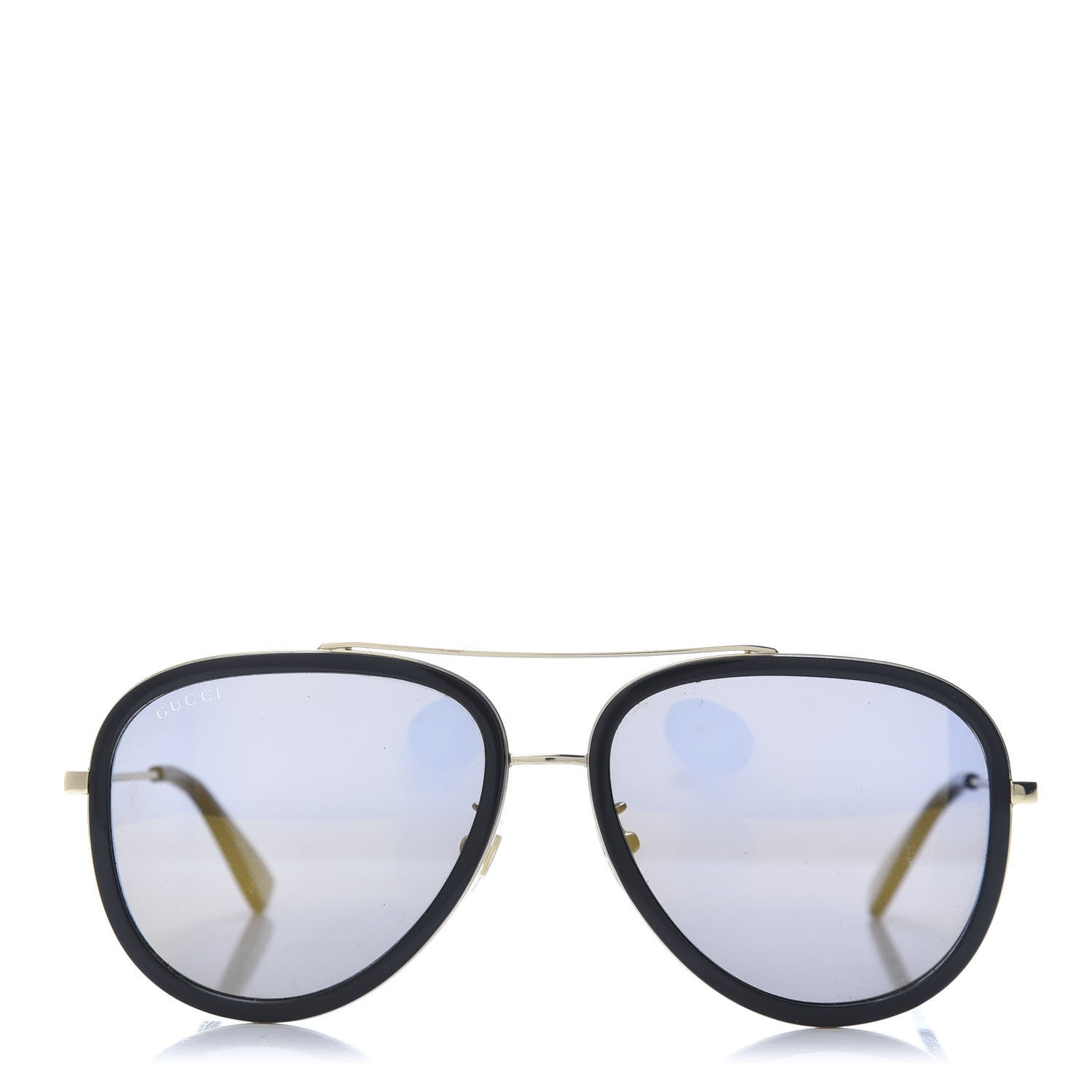 Gucci Aviator Sunglasses GG0062S Black Gold 2 of 8