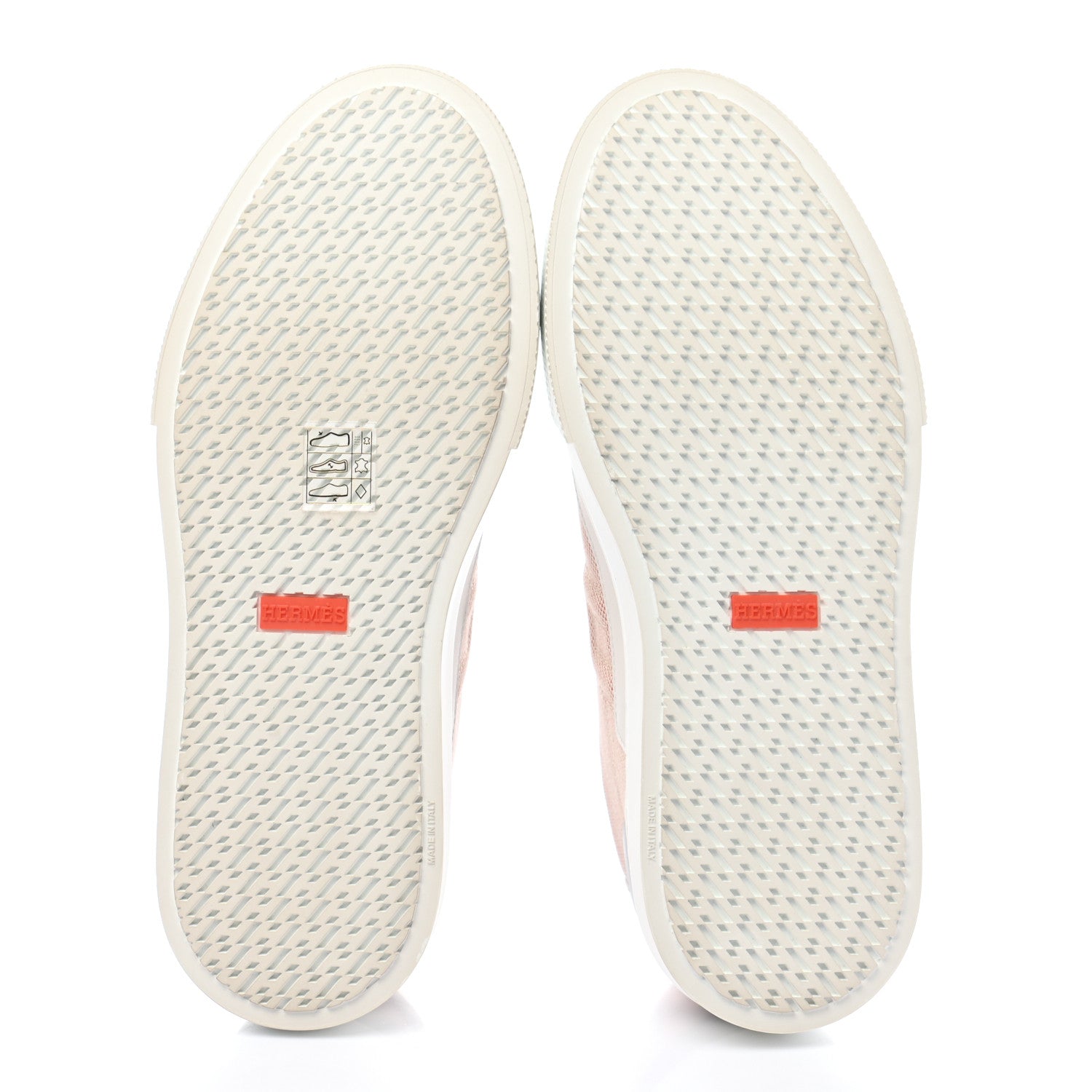 Hermes Canvas Calfskin Deep Sneakers 38 Framboise White 5 of 10