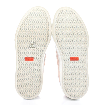 Hermes Canvas Calfskin Deep Sneakers 38 Framboise White 5 of 10
