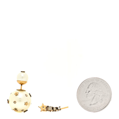 Christian Dior Pearl Crystal Mise En Dior Tribal Earrings 2 of 5