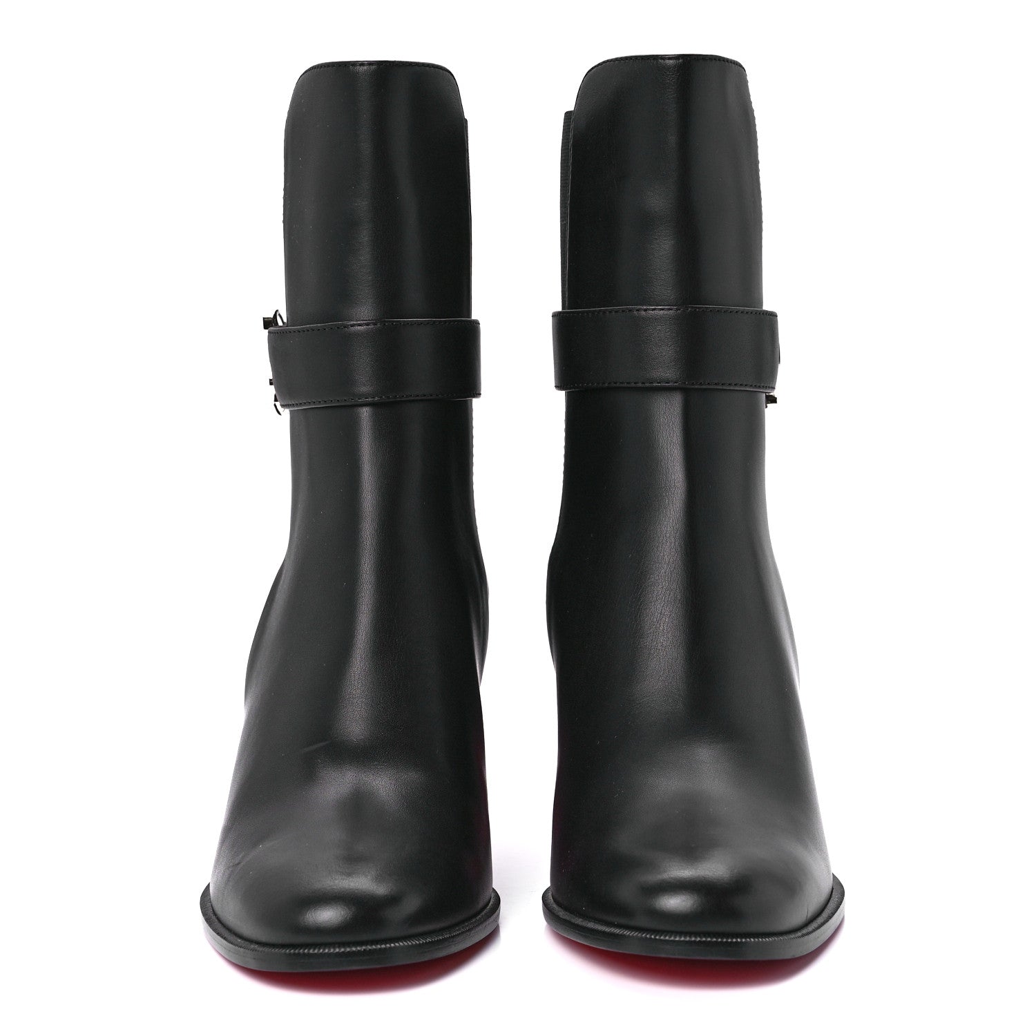 Christian Louboutin Calfskin 70 Chelsea Ankle Boots 40.5 Black 2 of 8