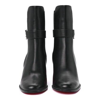 Christian Louboutin Calfskin 70 Chelsea Ankle Boots 40.5 Black 2 of 8