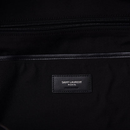 Saint Laurent Canvas Stars Print Hunting Backpack Black Silver 5 of 6