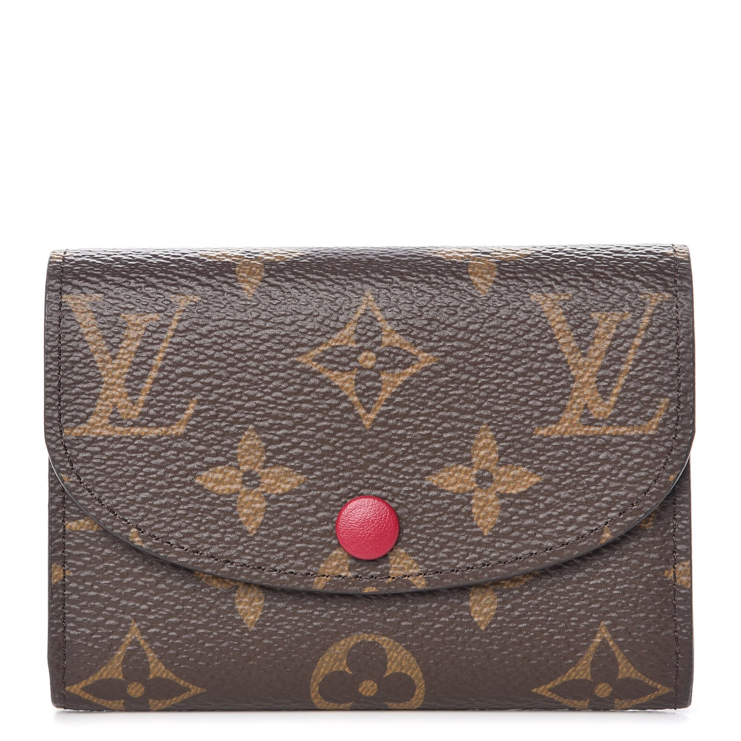Monogram Rosalie Coin Purse Fuchsia