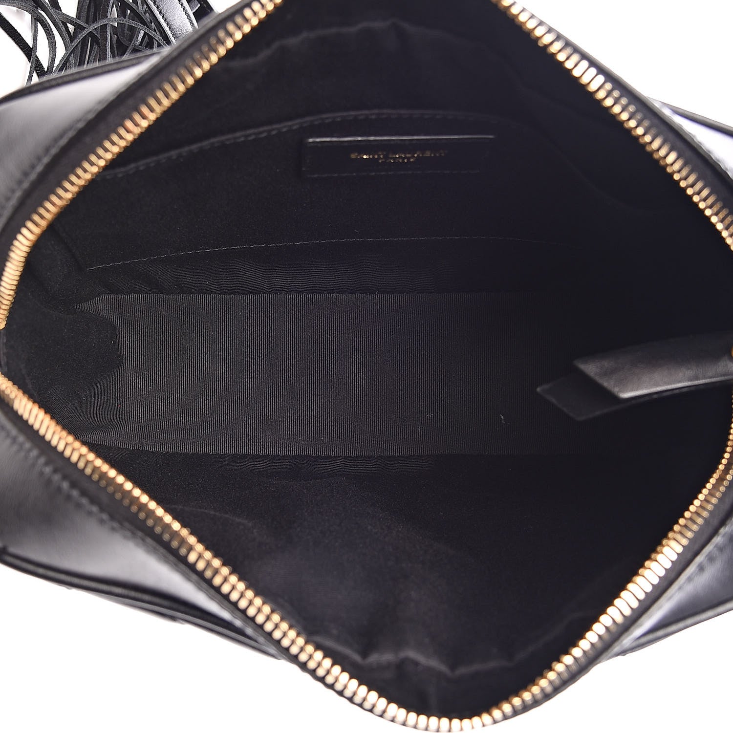 Saint Laurent Calfskin Matelasse Monogram Lou Camera Bag Black 5 of 11