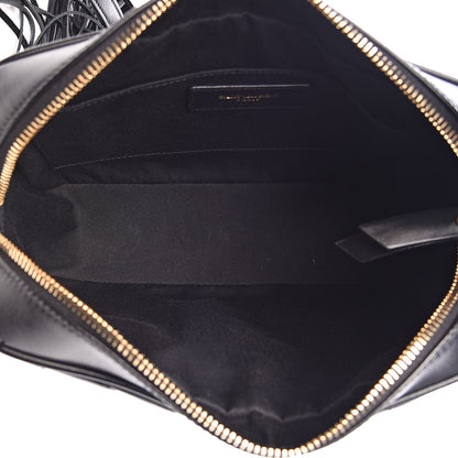 Saint Laurent Calfskin Matelasse Monogram Lou Camera Bag Black 5 of 11