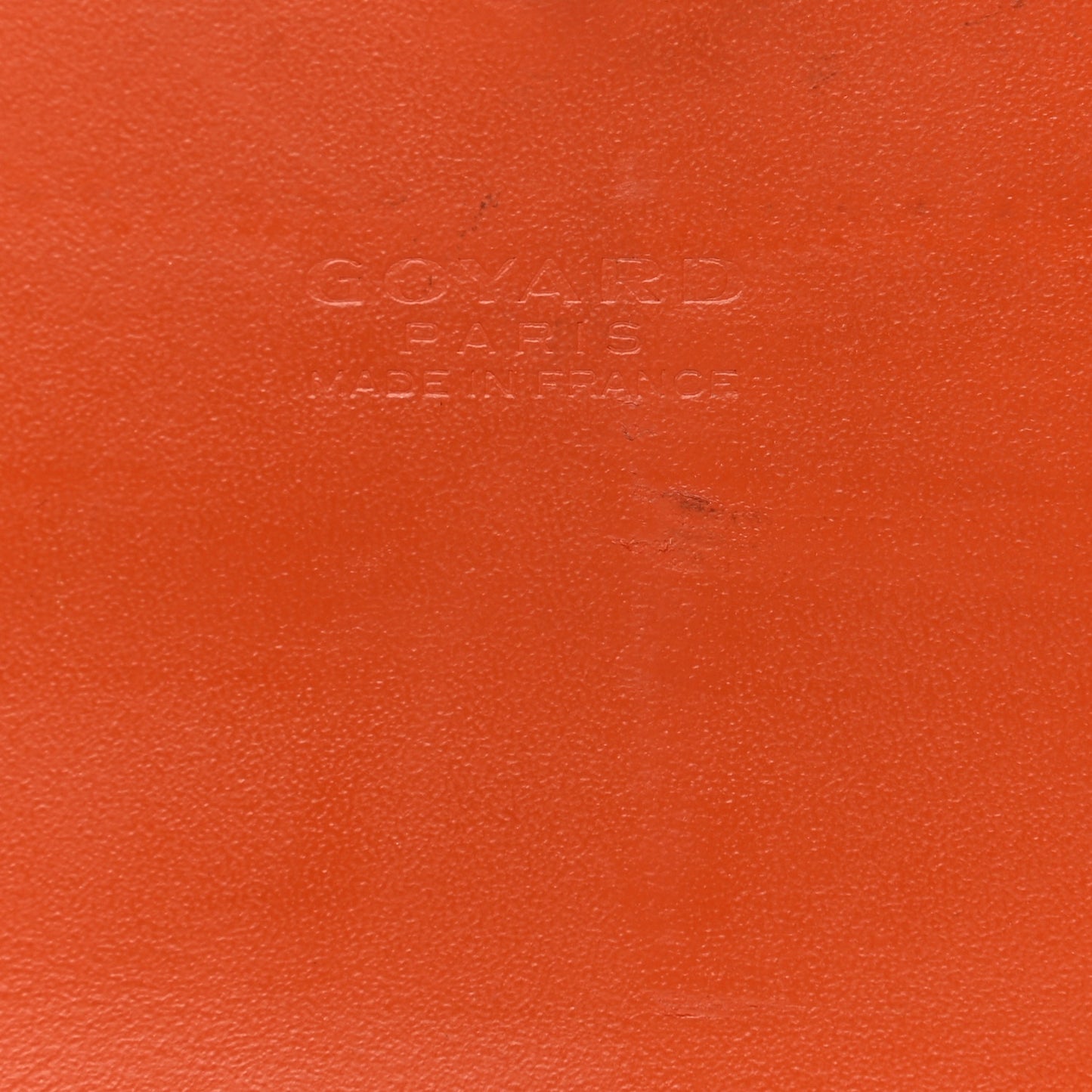 Goyardine Varenne Long Wallet Orange