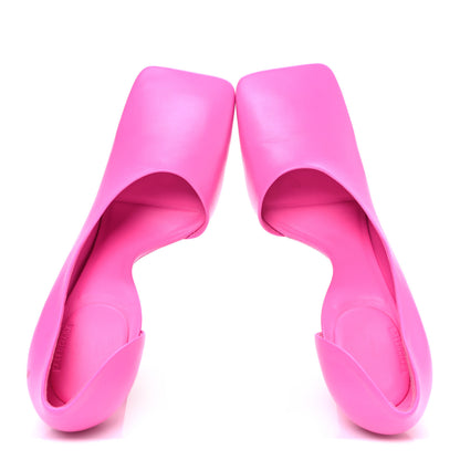 Balenciaga Shiny Soft Calfskin Void D'Orsay 110mm Pumps 37 Fluo Pink 2 of 10