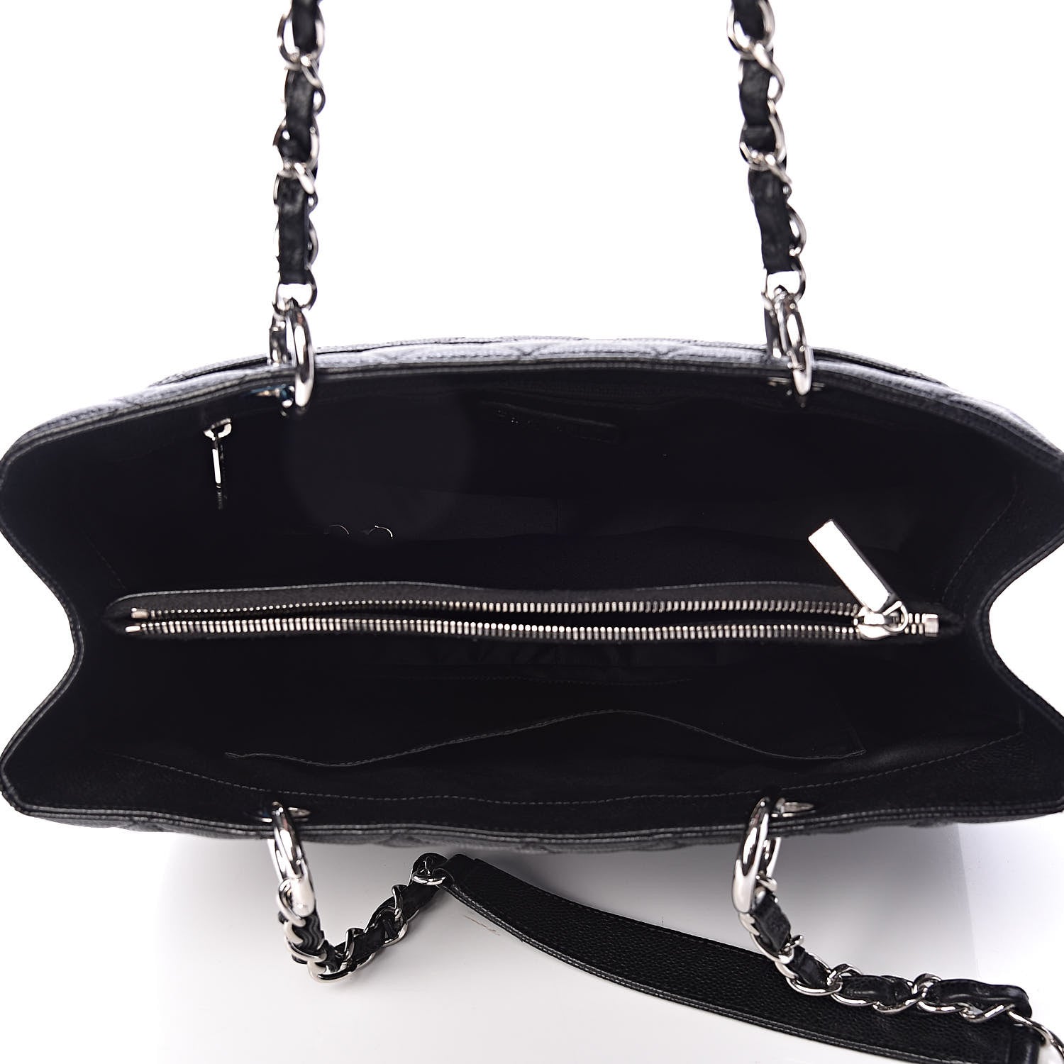 Chanel Caviar Quilted Grand Shopping Tote GST Black 7 of 12