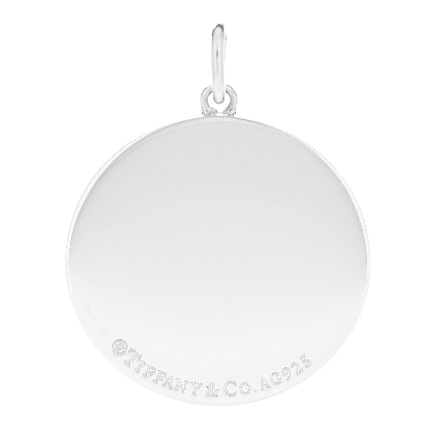 Tiffany Sterling Silver Love Bugs Round Tag Charm 3 of 5