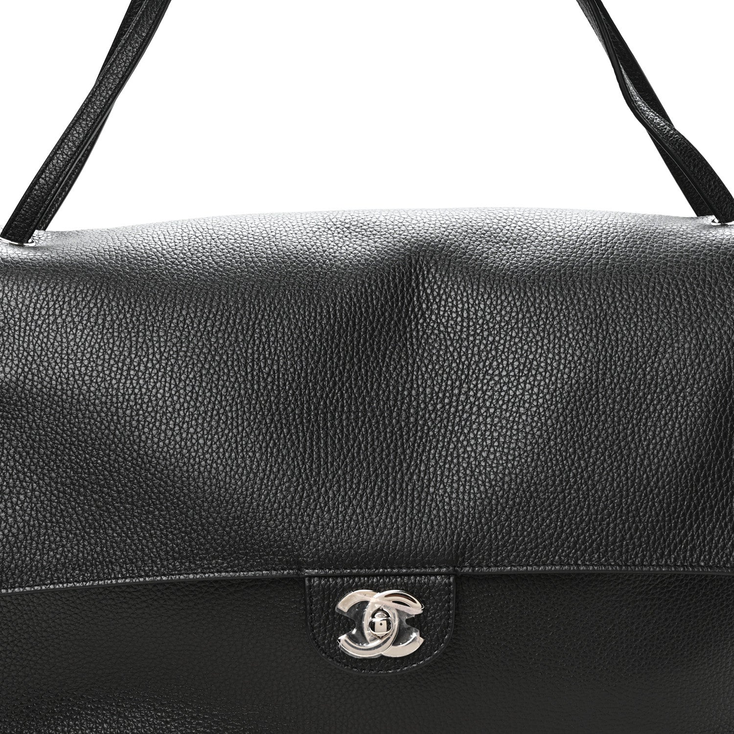 Chanel Grained Calfskin Souplissimo Maxi Flap Black 8 of 11