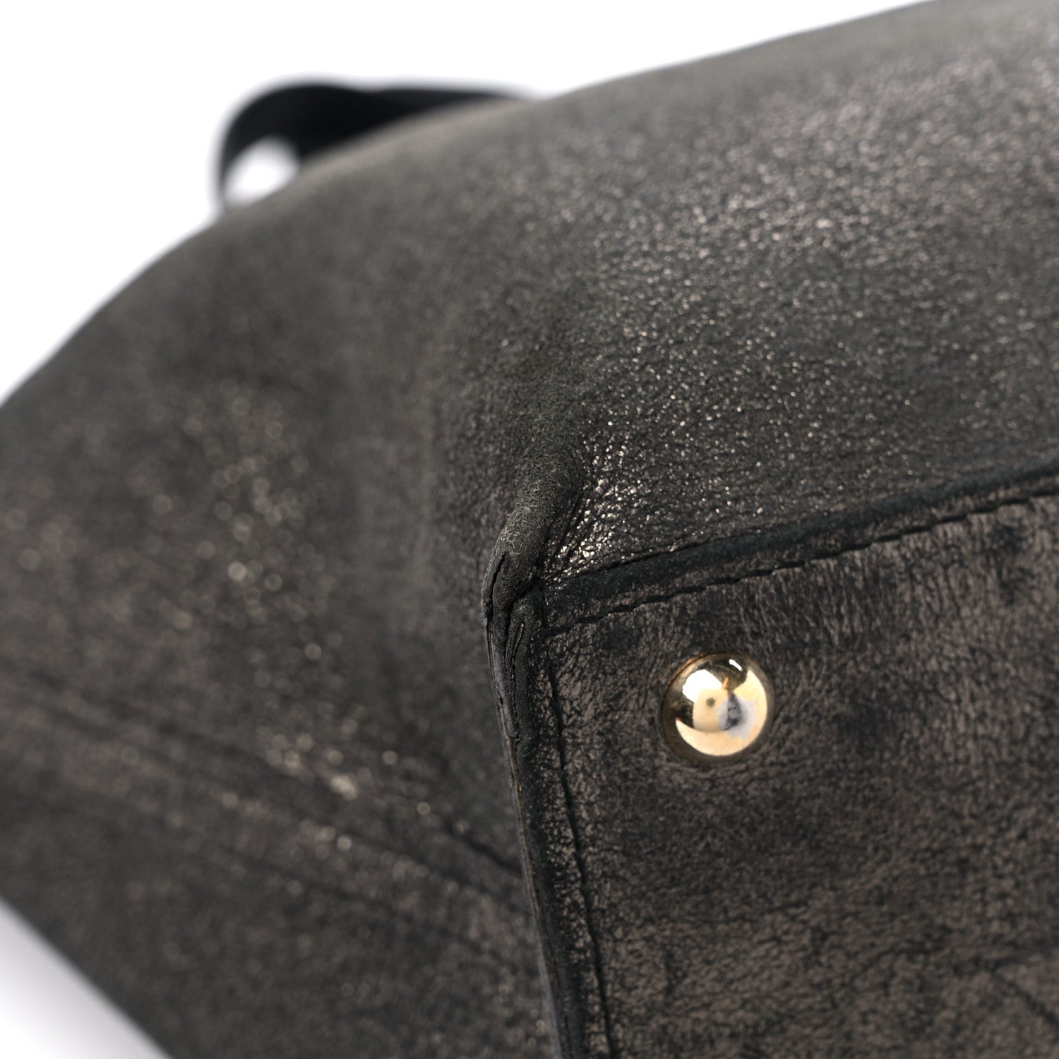 Saint Laurent Calfskin Reversible Double Sac Y Tote Black Gold 18 of 23