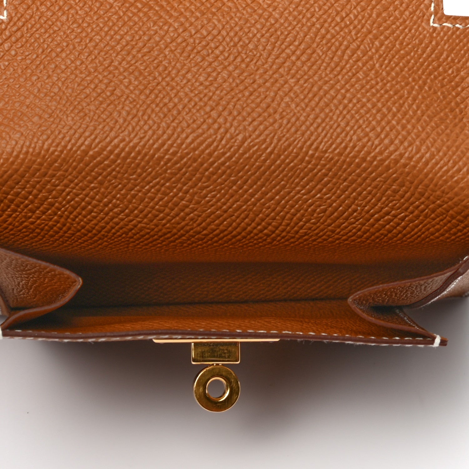Hermes Epsom Kelly Pocket Compact Wallet Gold 5 of 7