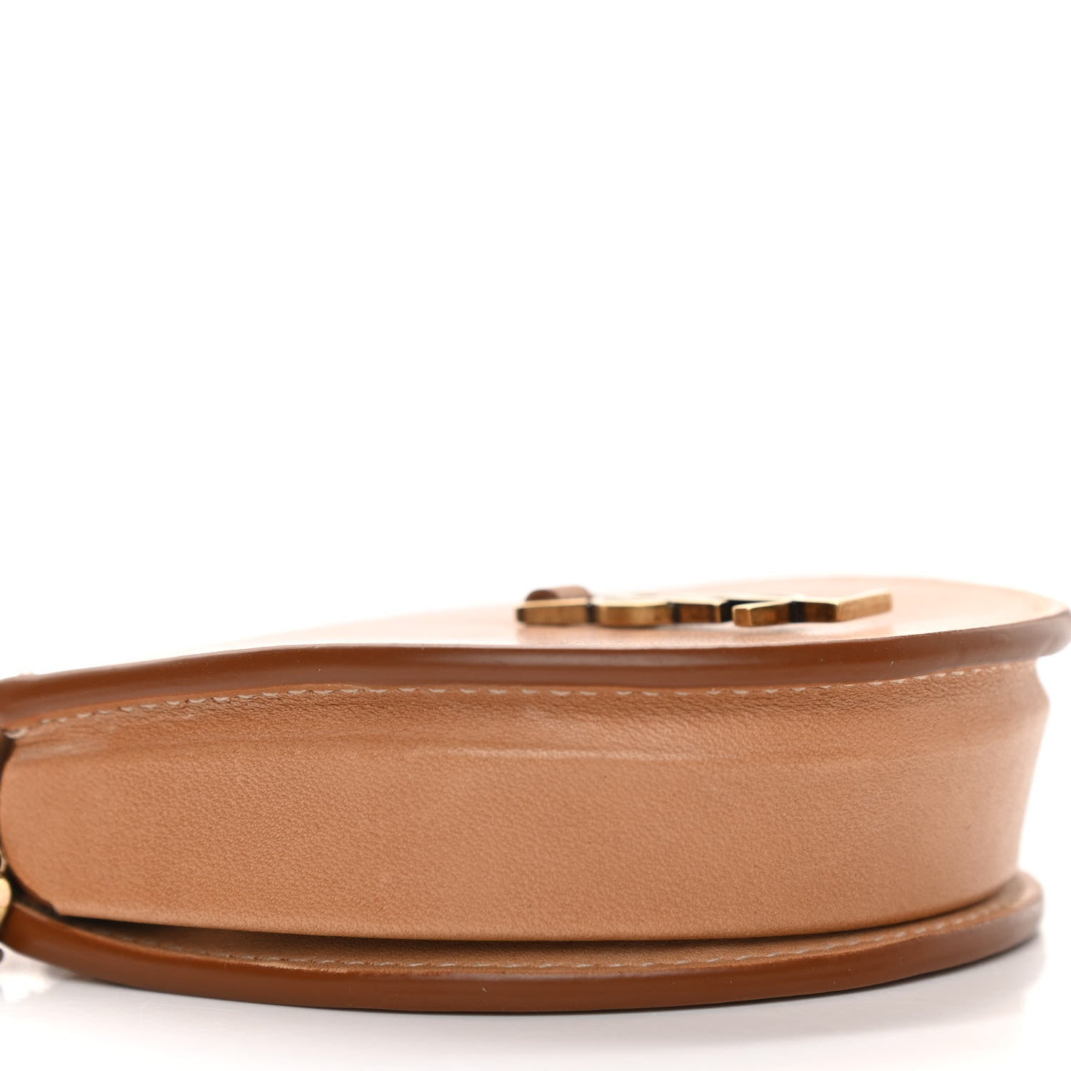 Saint Laurent Calfskin Monogram Baby Kaia Crossbody Bag Vintage Brown 9 of 11