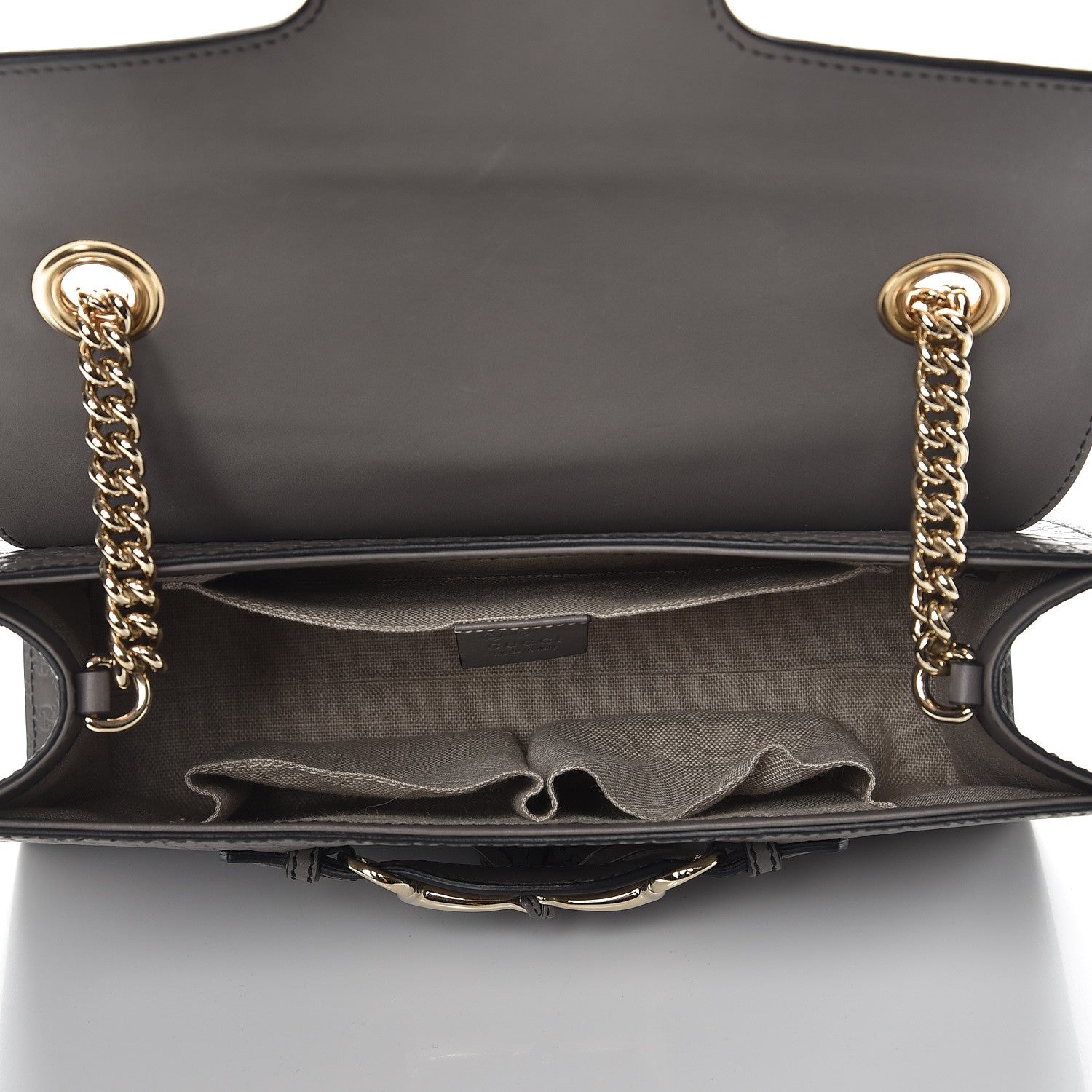 Gucci Soft Microguccissima Medium Emily Chain Shoulder Bag Loess 5 of 13