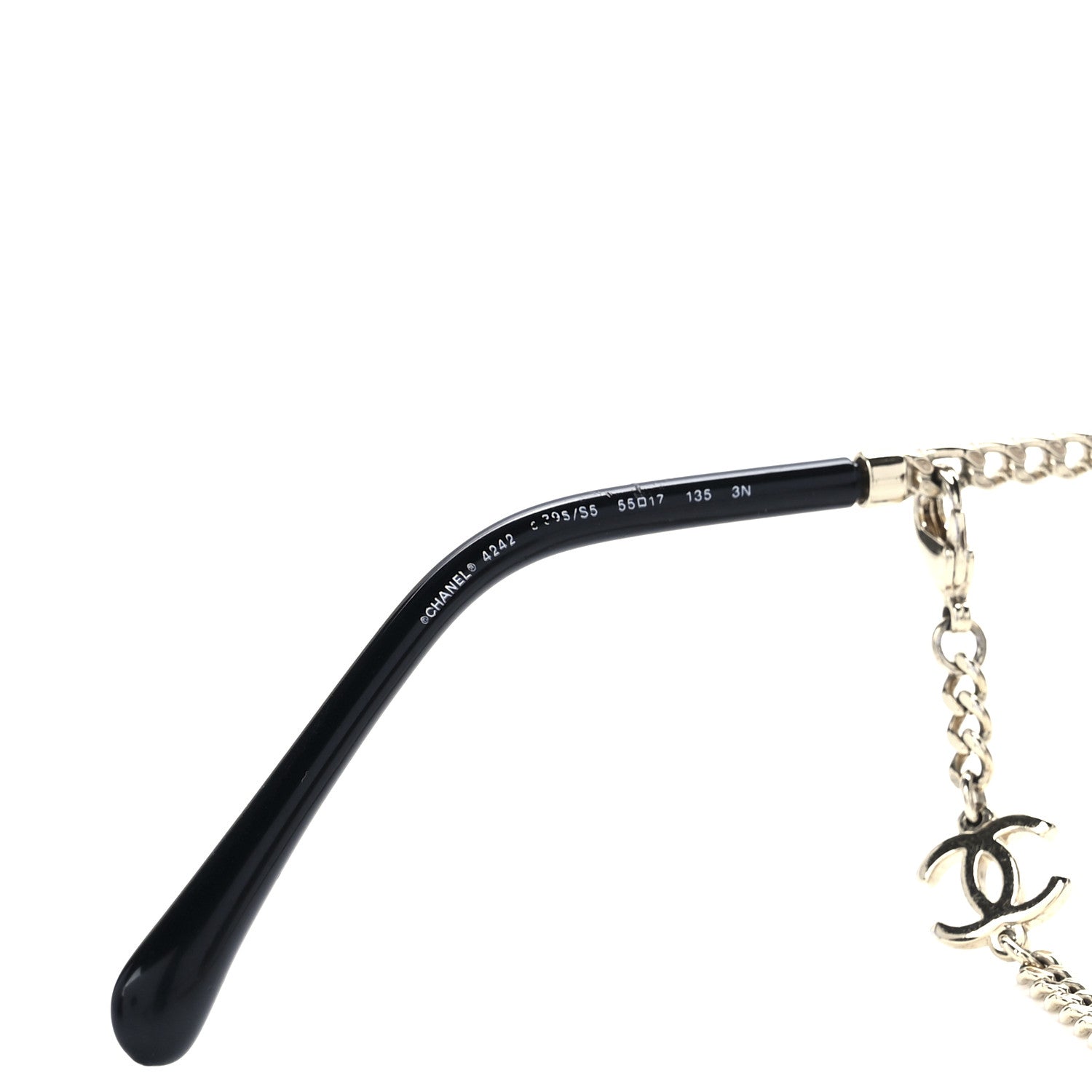Chanel Chain Pantos Sunglasses 4242 Gold Brown 5 of 8
