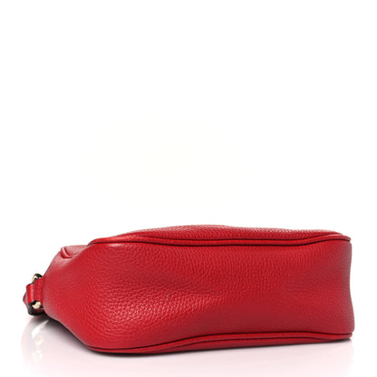 Gucci Pebbled Calfskin Small Soho Disco Bag Vibrant Red 4 of 8