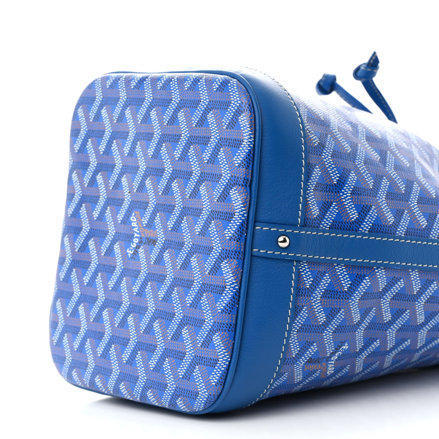 Goyard Goyardine Petit Flot Bucket Bag PM Sky Morning 9 of 11