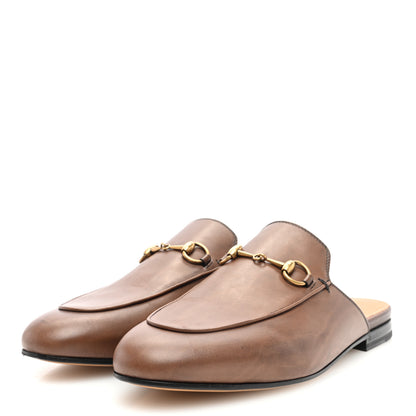 Gucci Calfskin Womens Princetown Slippers 39 Brown 2 of 7
