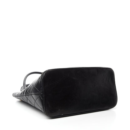 Chanel Lambskin Quilted Medallion Tote Black 4 of 17