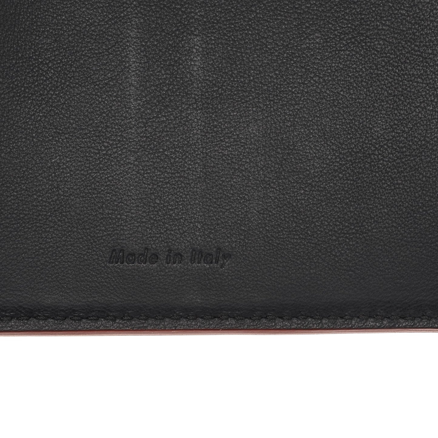 Grained Calfskin Medium Multifunction Strap Wallet Coquelicot