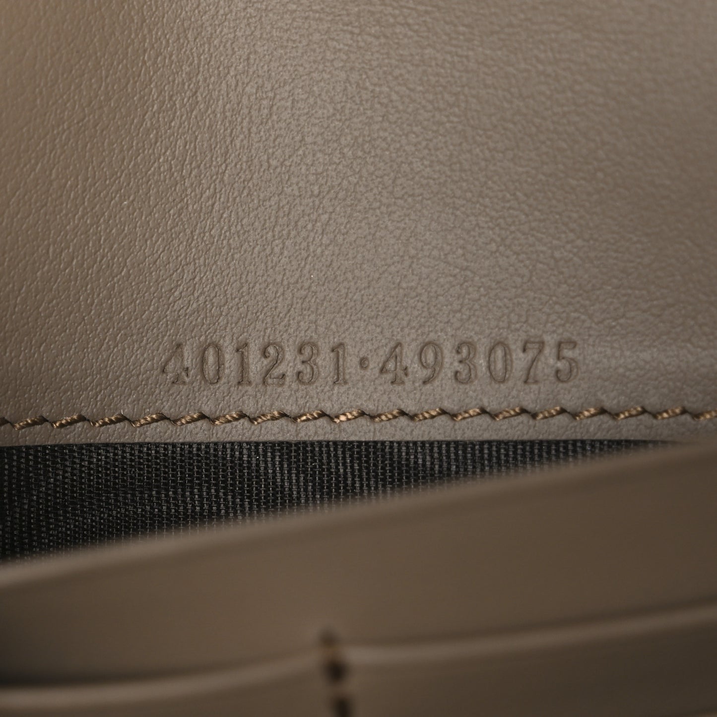 GG Supreme Monogram Mini Dionysus Chain Wallet Beige Taupe