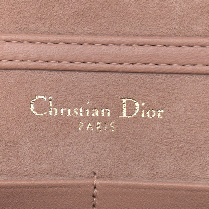 Christian Dior Calfskin Studded Diorama Wallet on Chain Pouch Nude 6 of 13