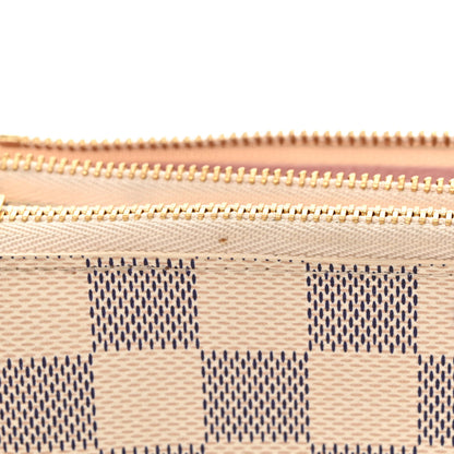 Louis Vuitton Damier Azur Double Zip Pochette 11 of 13
