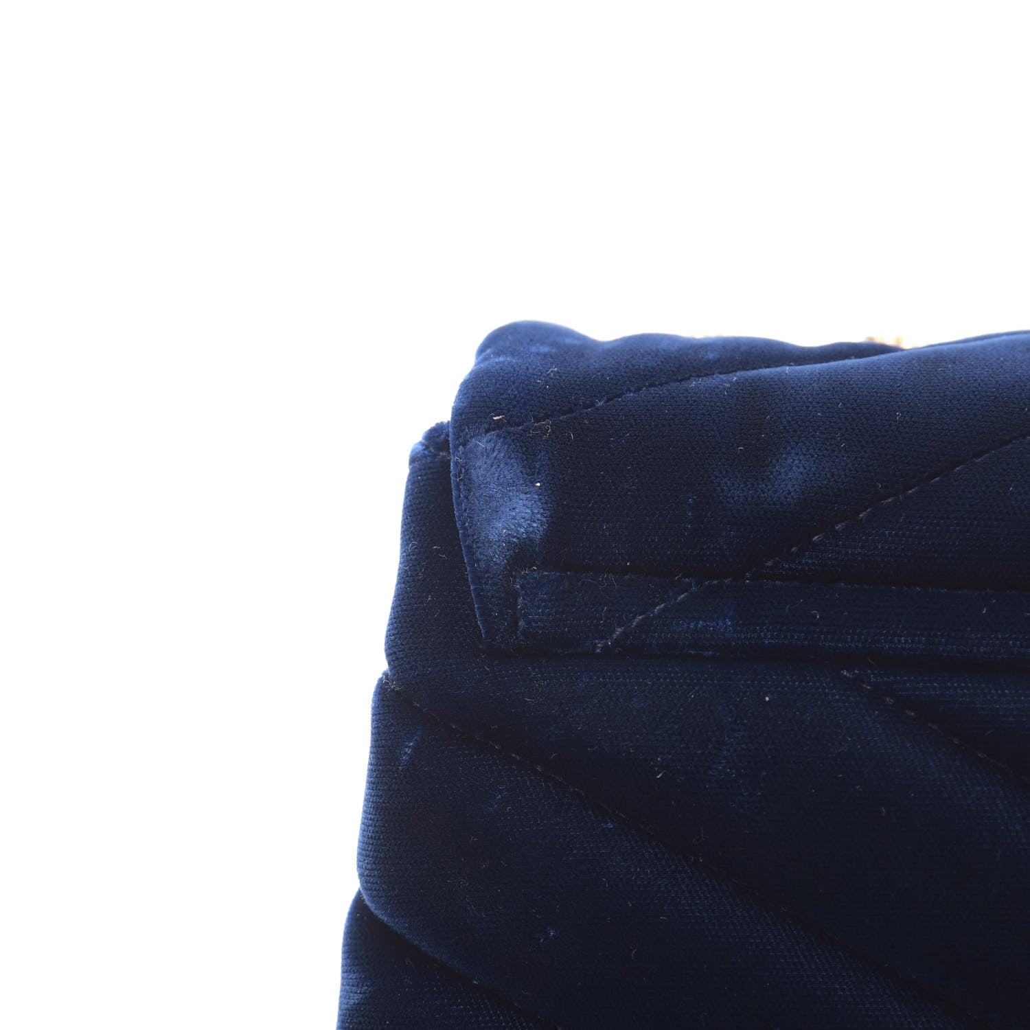 Saint Laurent Velvet Y Quilted Monogram Small Loulou Chain Satchel Medium Blue 10 of 13