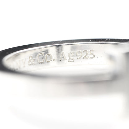 Tiffany Sterling Silver T Square Ring 49 5 4 of 4