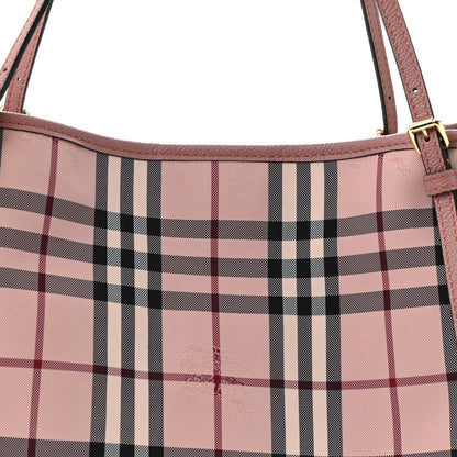 Burberry Haymarket Check Canterbury Tote Pink 6 of 9