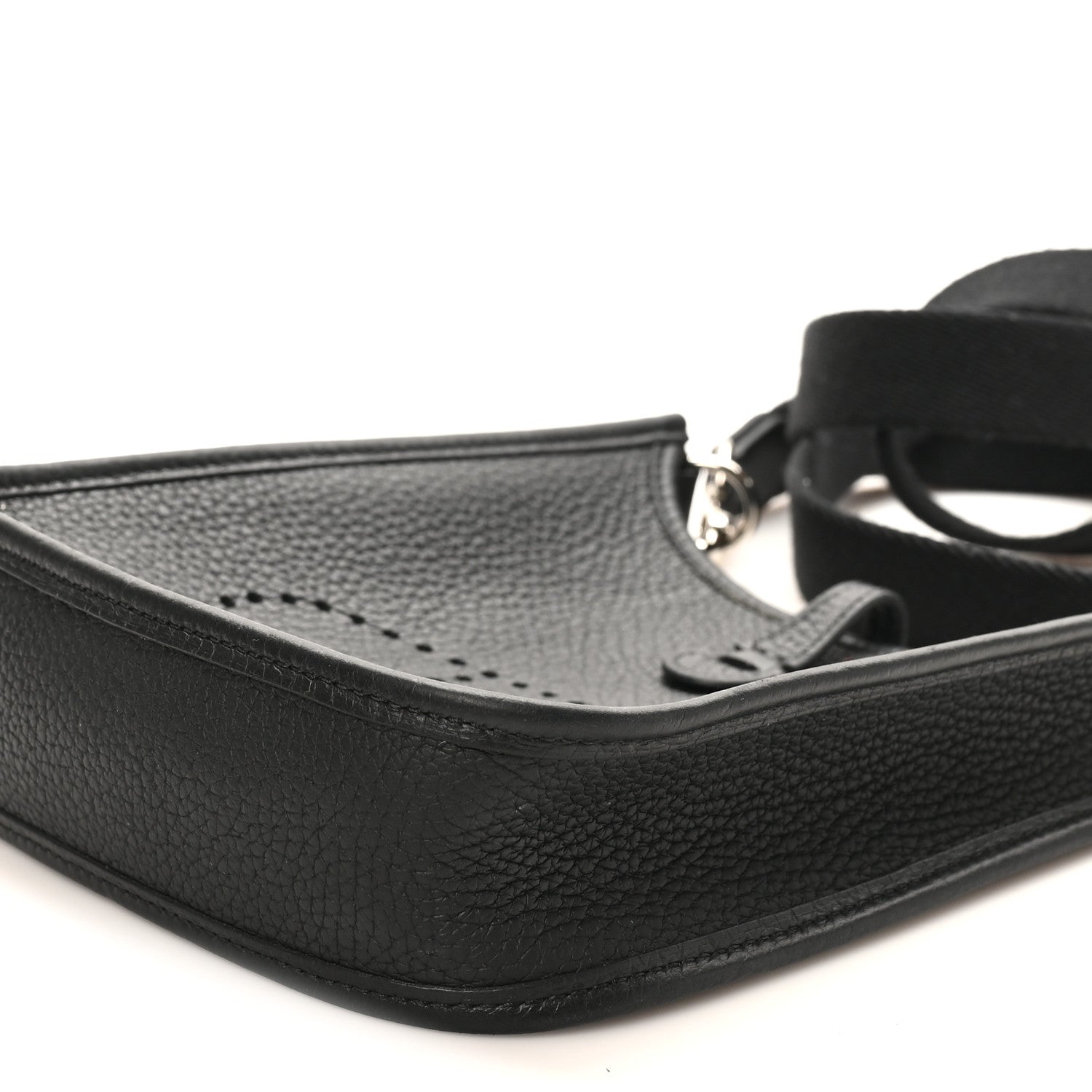Hermes Taurillon Clemence Evelyne TPM Black 10 of 11