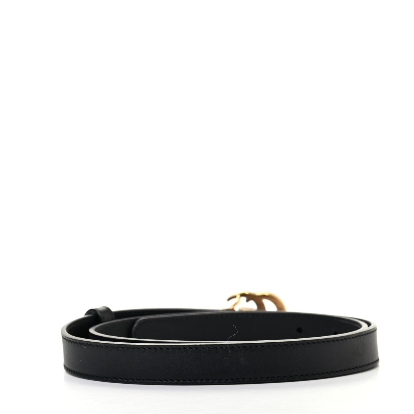 Calfskin Double G 20mm Belt 80 32 Black