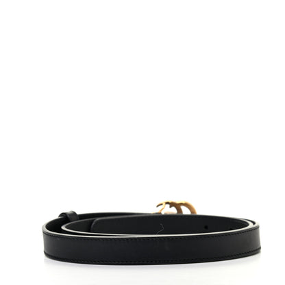 Gucci Calfskin Double G 20mm Belt 80 32 Black 2 of 4