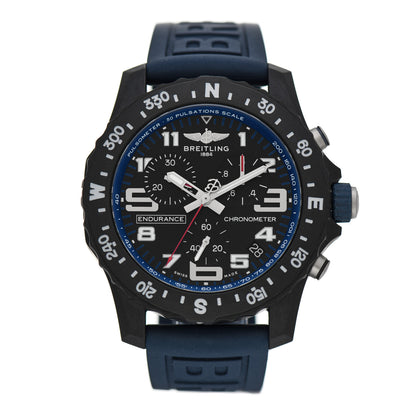 Breitling Breitlight Rubber 44mm Endurance Pro Chronograph Quartz Watch Black X82310 1 of 5