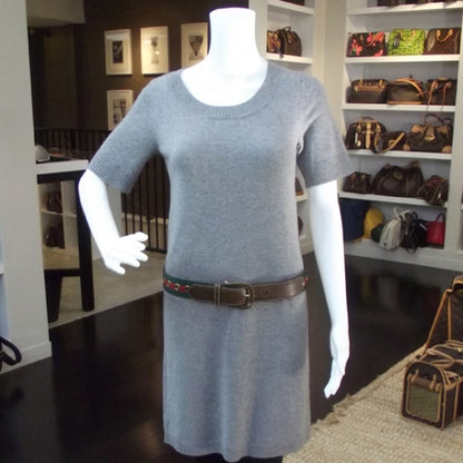 Gucci Leather Web Grommet Belt 34 2 of 6