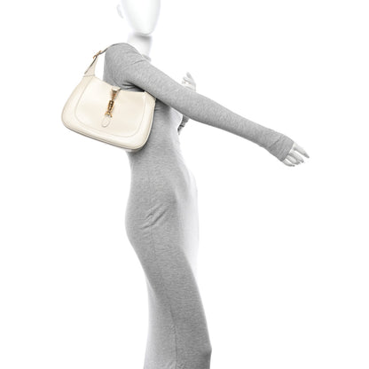 Gucci Boarded Dyana Lux Calfskin Small Jackie 1961 Hobo Mystic White 2 of 13