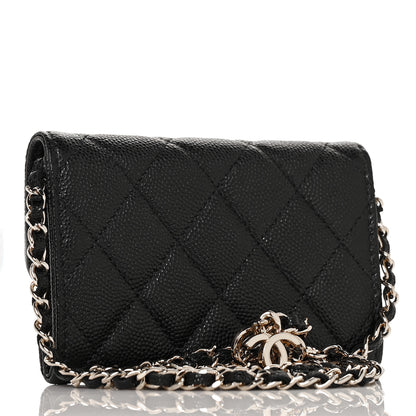 Chanel Caviar Quilted Flap Classic Belt Bag Black 2 of 9