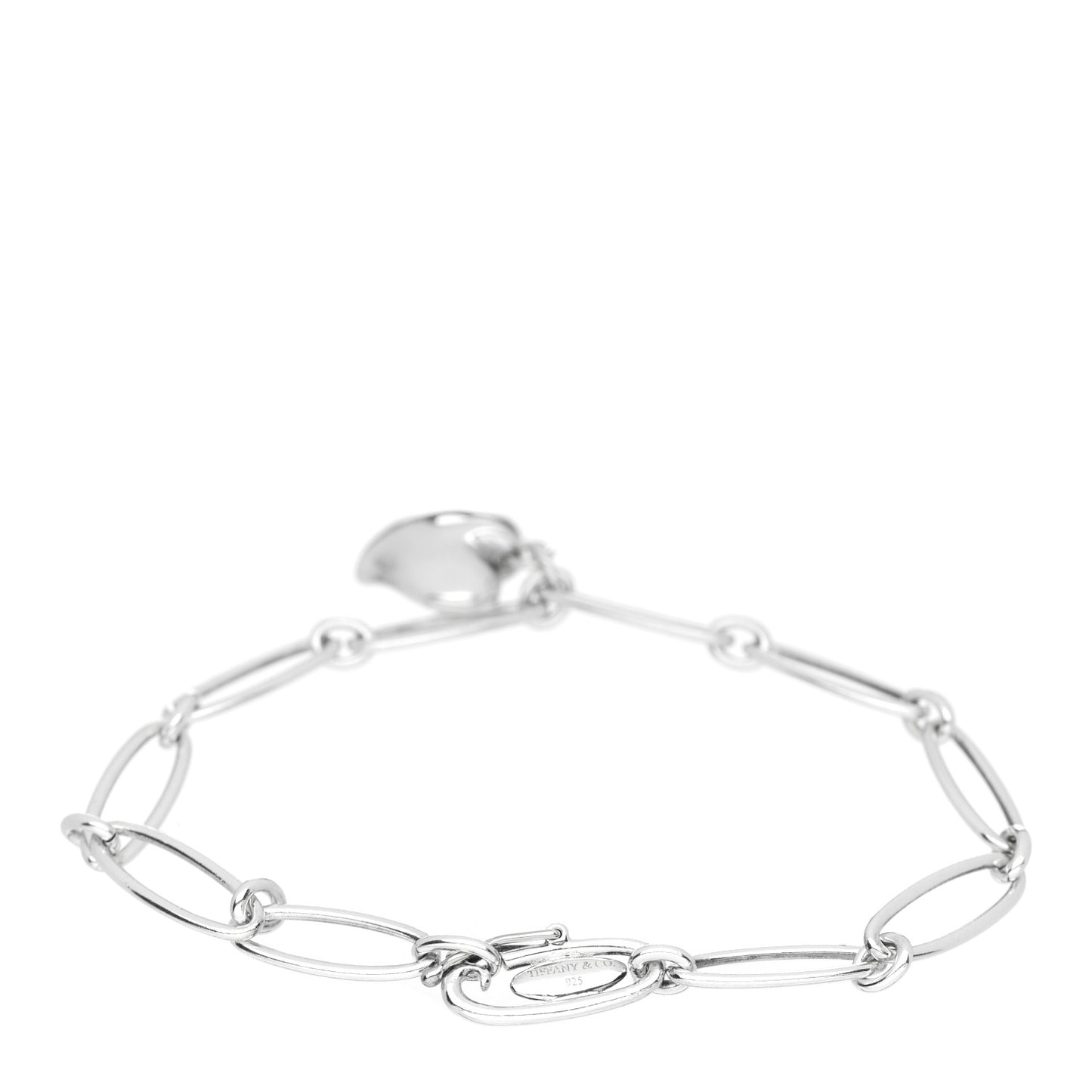 Sterling Silver Elsa Peretti Full Heart Bracelet