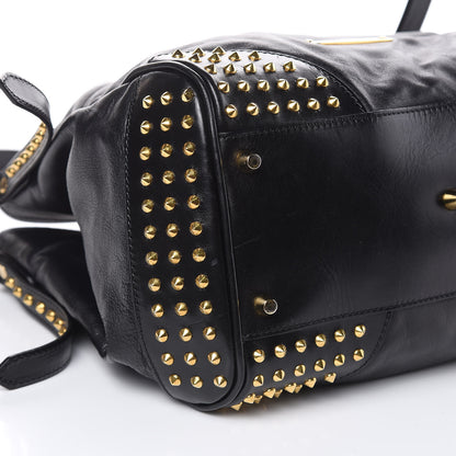 Burberry Lambskin Bridle Studs Small Canterbury Tote Black 8 of 13