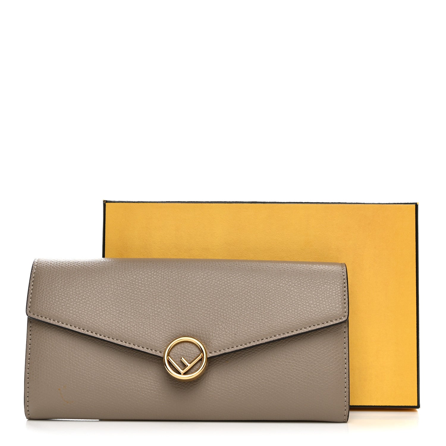 Fendi Vitello Cruise F is Fendi Continental Envelope Wallet Tortora 9 of 9