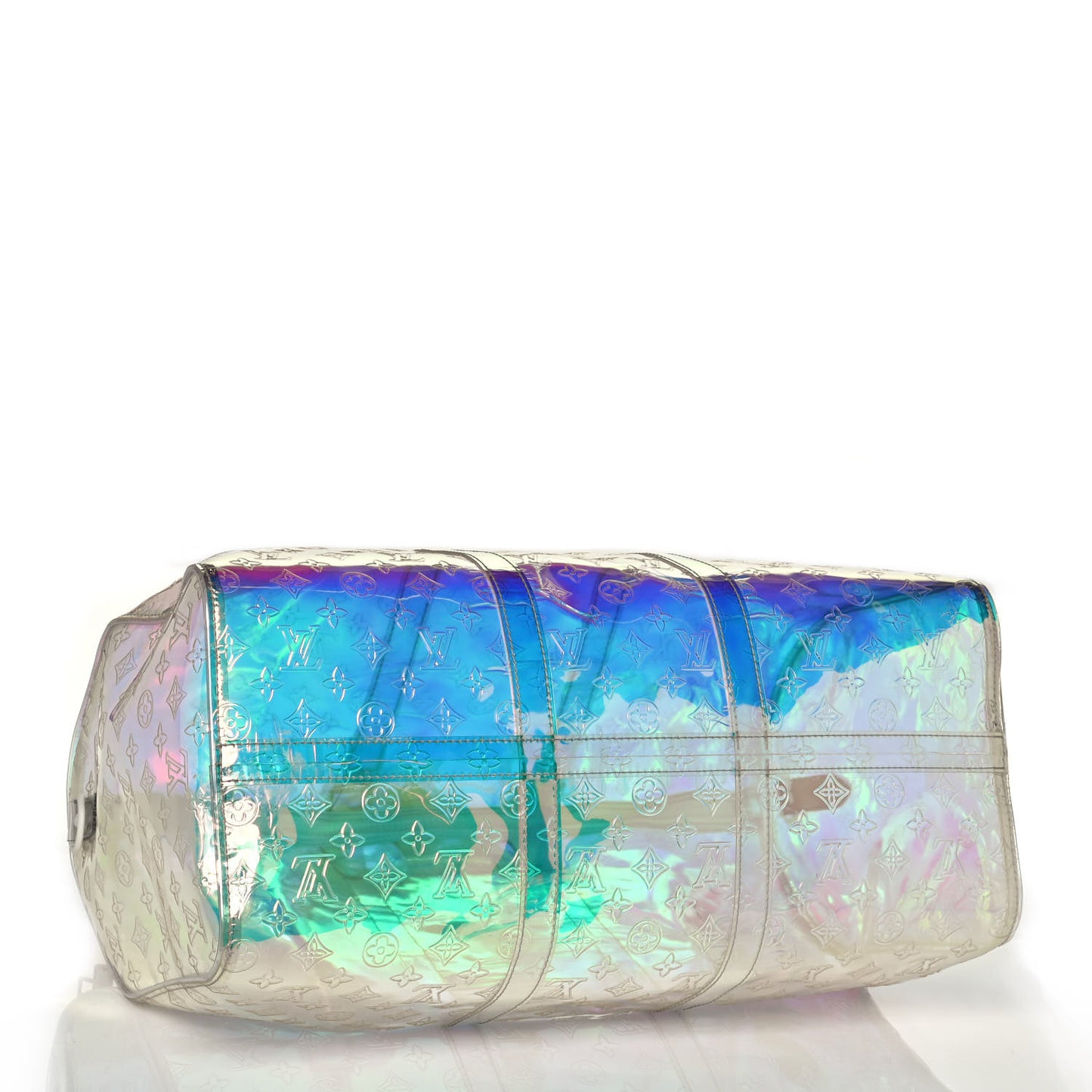 PVC Monogram Keepall Bandouliere 50 Iridescent Prism