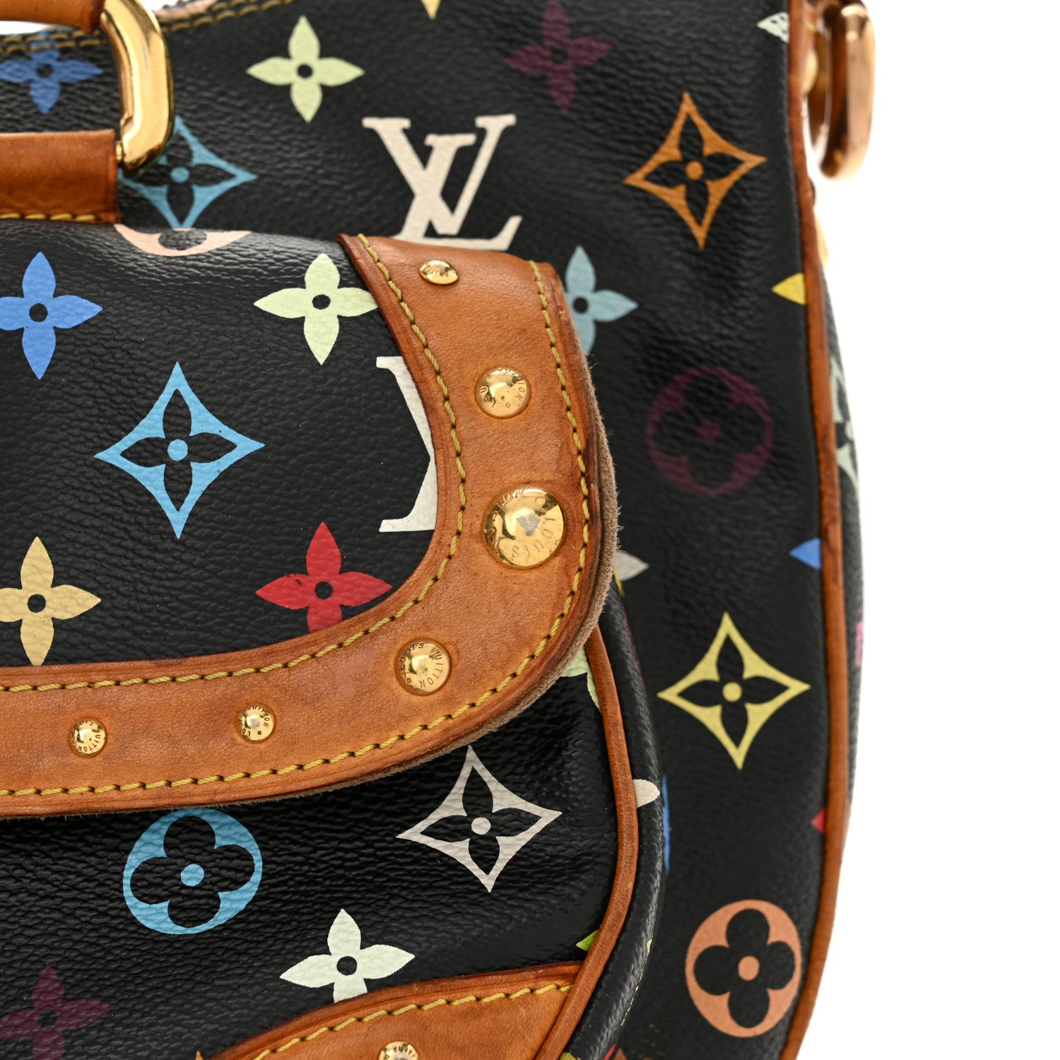 Louis Vuitton Monogram Multicolor Rita Black 16 of 17