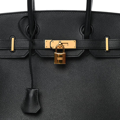 Hermes Epsom Birkin 30 Black 7 of 15