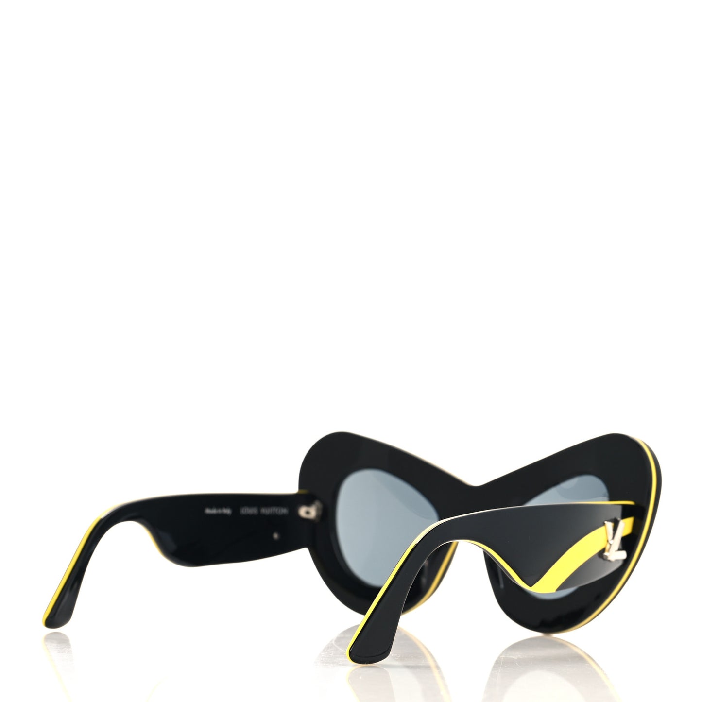 Acetate Cat Eye LV Sunglasses Z0835W Black