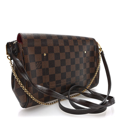 Louis Vuitton Damier Ebene Favorite MM 3 of 9