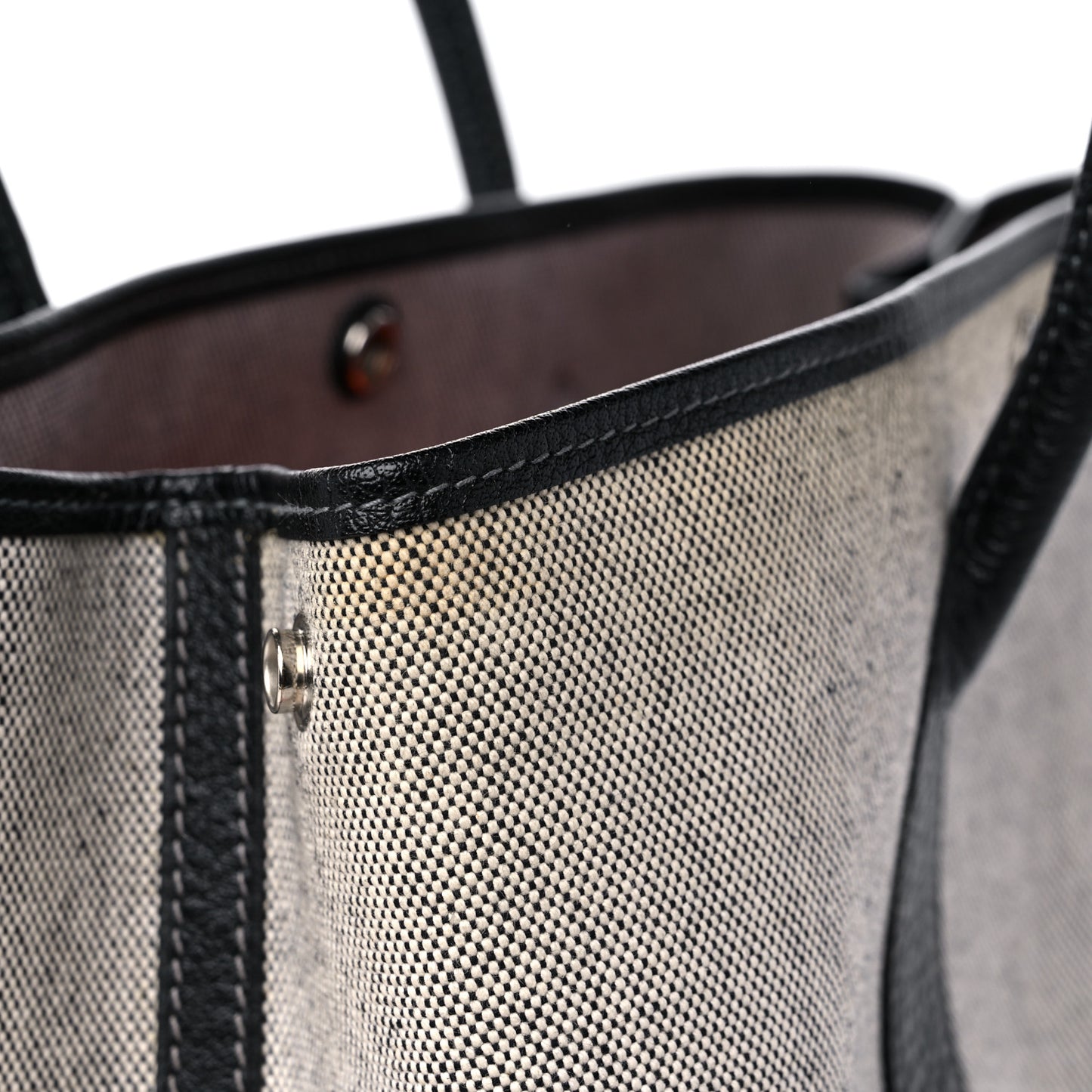 Toile Buffle Skipper Garden Party 36 MM Tote Black