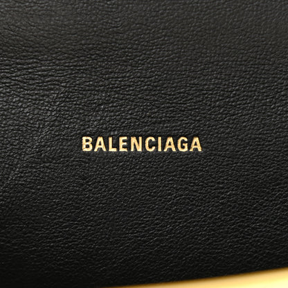 Balenciaga Metallic Calfskin Crocodile Embossed Hourglass Top Handle Bag XS Gold 6 of 10